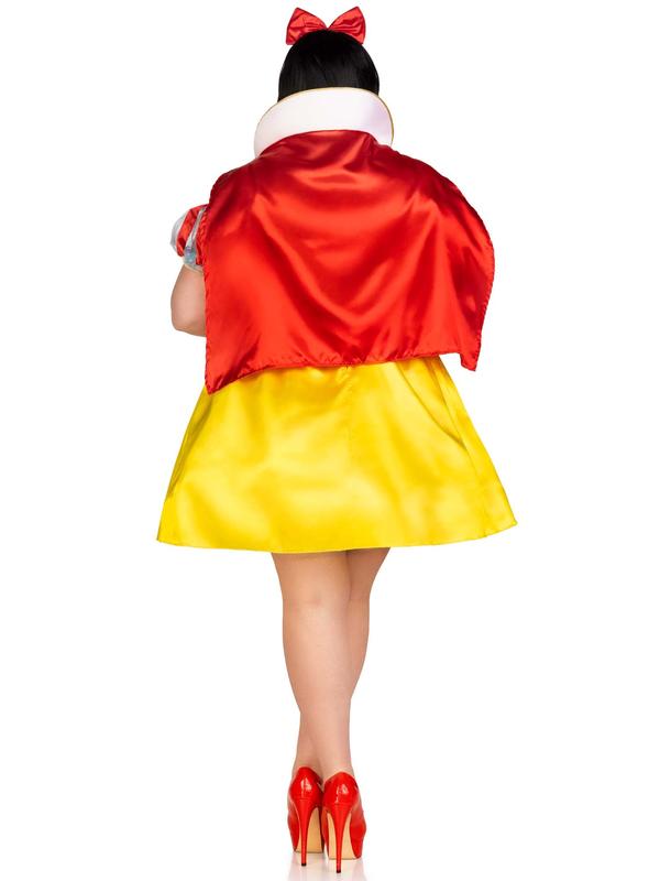 Plus Fairy Tale Snow White Plus Halloween Costume plussize Dress Fitted