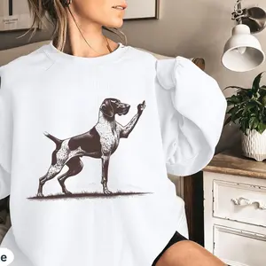 Rude Pointer Dog Shirt or Sweatshirt, German Shorthair Pointer Dog Person Shirt, GSP Gift For Dog Dad, Hunting Dogs Sweatshirt, Christmas Gift Him