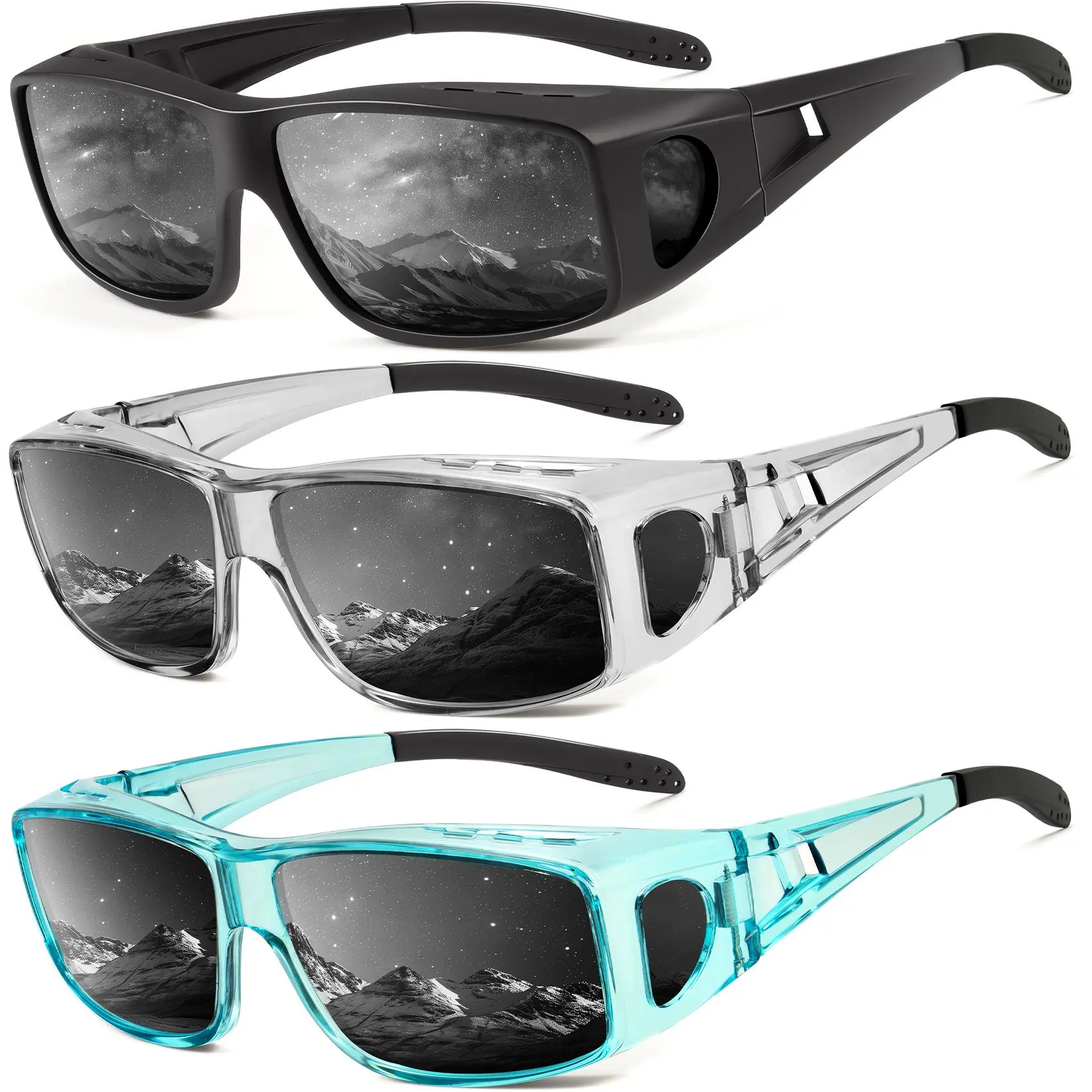 Matte BLK/Grey,Grey/Grey,Trans Blue/Grey