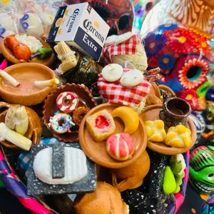 Mini comiditas Dia de los muertos ofrenda mini food for the altar 6 piece assorted