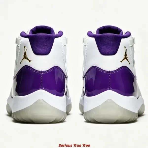 Brand New Original Box Unisex White Purple Patent Leather Mid Top Retro Basketball Sneakers Non Slip Street Fashion Casual Athletic Shoes