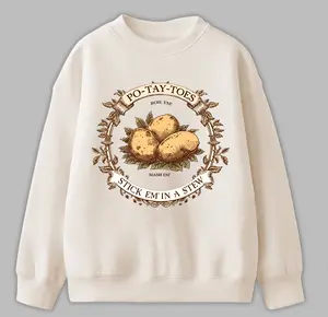 Lord of the Rings Potato Sweatshirt, Funny Hobbit Quote Graphic Sweatshirt