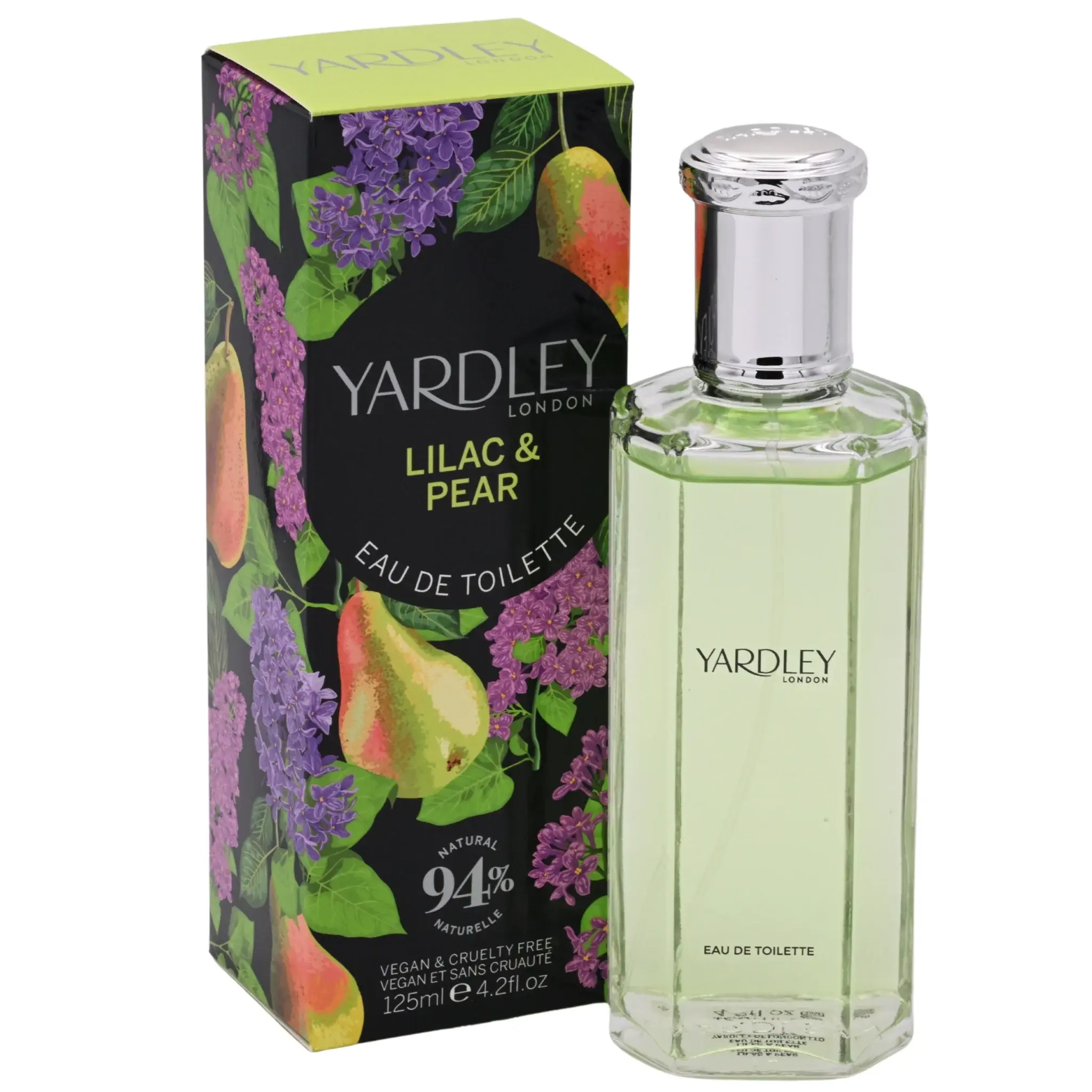 Yardley London Lilac & Pear Eau de Toilette Spray for Women 4.2 oz (125 ml) New Retail Box