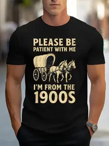 Mens TShirt Comfortable Crew Neck Casual Cotton ShortSleeves Soft Breathable Top Menswear Tshirt Summer Spring Streetwear Cotton Fabric Trendy Letter Print