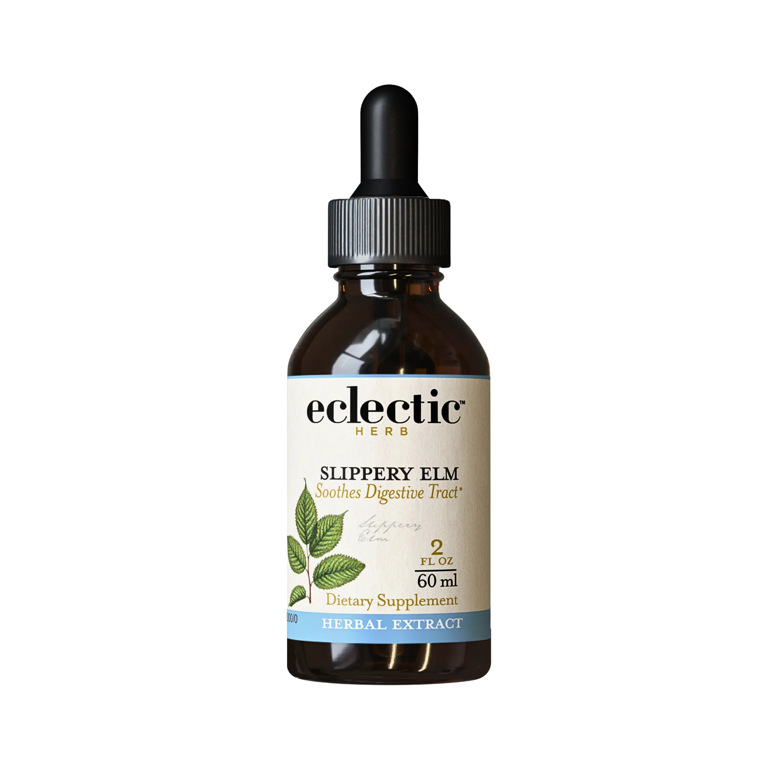 Eclectic Herb - Slippery Elm Extract | Soothing Digestive Support | Non-GMO, Gluten-Free