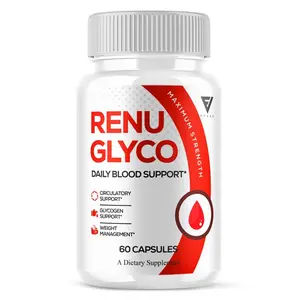 Renu Glyco Daily Vitamin Blood Support Capsules, RenuGlyco Pills Daily Nutritional Support (60 Capsules)