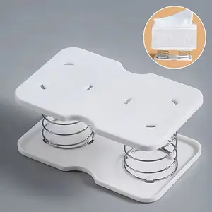 Frame-type tissue box - Featuring an automatic lifting design, it is suitable for use in vehicles or at home, making it convenient to access tissues. It is both practical and aesthetically pleasing, making it an ideal tissue storage solution for vehi