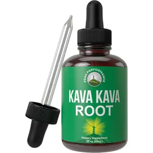 Peak Performance Kava Kava Root Extract Calming Liquid Drops More Concentrated - 1:3 Extraction Ratio. Vegan Supplement Aid for Relaxation, Natural Sleep. Sugar Free Gluten Free USA Tested Tincture