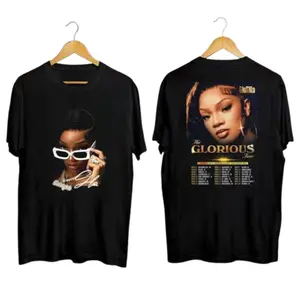 Glorious 2025 Tour Shirt, GloRilla Merch, 2025 Concert, GloRilla Fan Shirt, 90s Vintage Shirt, Graphic tee, Casual Style, Full