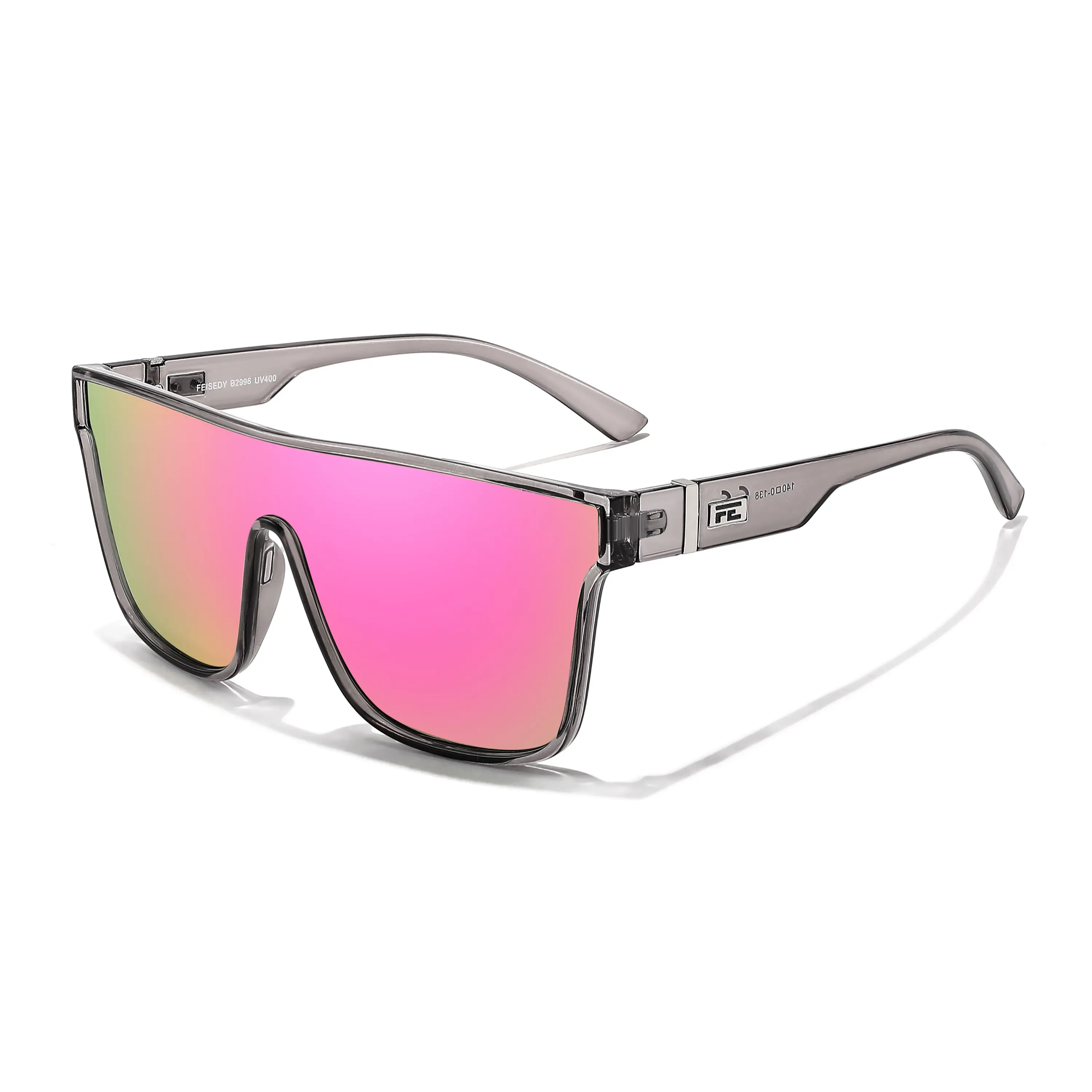 Translucent Gray Frame＆Regular Pink Mercury Lens