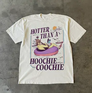 Hotter Than A Hoochie Coochie Shirt, Retro Summer Cowboy T-shirt, Country Music Shirt
