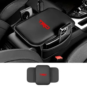 Toyota Car Armrest Cover, PU Leather Center Console Protector, Auto Accessories for Trd Fortuner, Camry, Corolla, Yaris, Rav4, Prius