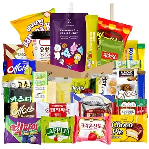 Korean Snack Box 38 Count - Variety of Individually Wrapped Korean Snacks with Chips, Sweets and Tteokbokki for Kids, Children, College Students and Adults. Gift Box for K-Food Lovers - Journey of Korea