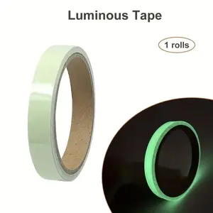 Glowing Tape Roll, Warning Tape, Fluorescent Tape, Night Glow Anti-Slip PVC Tape, Adhesive Cloth Tape, Switch Use Adhesive Tape, Reflective Tape