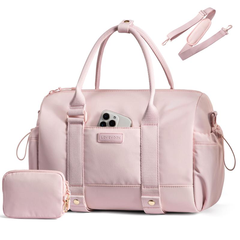 【Valentine's Day Gift】LOVEVOOK Small Gym Bag for Women with Yoga mat Holder, Mini Duffle Bag for Travel with Wet Pocket, Overnight Personal Item Bags, Lightweight Carry on Weekender Duffel for Workout, Dance, Ballet TikTokShopJumpstartSale