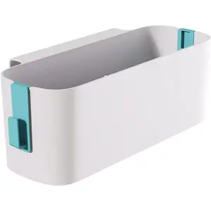 F-SBB62  Bedside Storage Organizer Caddy Hanging Organizer Bunk Bed Shelf Holder Pocket for College Dorm Room Baby Bed Rails (Green) Boxes Plastic