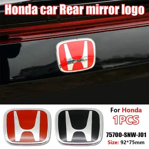 Honda Car Front & Rear Emblem Replacement, Durable Thickened Badges, Custom Fit for Cr-V, Civic, Accord, Odyssey, Exterior Decoration Accessories