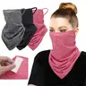 MoKo 3-Pack Outdoor Sports Mask - Quick-Dry Polyester Neck Gaiter Balaclava with Ear Loops, Filter Pocket, Wind-Dust Block, Anti-Odour, Universal One Size, All Seasons Face Cover for Men & Women (Wear as Scarf, Mask or Neck Gaiter)