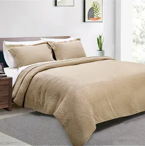 Threadmill Quilts Sets - Reversible Soft breathable and Lightweight Quilt Bedspread Coverlet Bedding Set