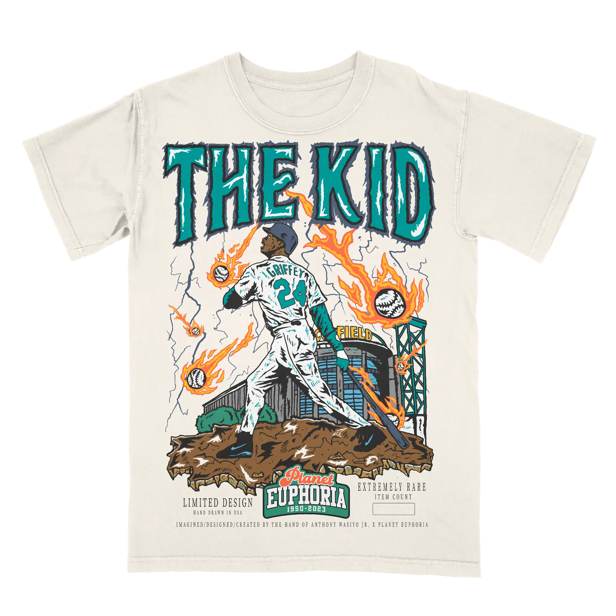 Ken Griffey Jr Planet Euphoria Shirt Vintage 90s Baseball Graphic Tee for Men Women Fans Y2k Streetwear