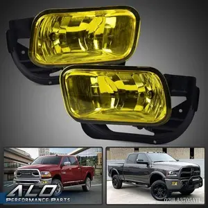 Fit For 2010-2018 Dodge Ram 2500 3500/09-12 Ram 1500 Yellow Lens Fog Lights Lamp