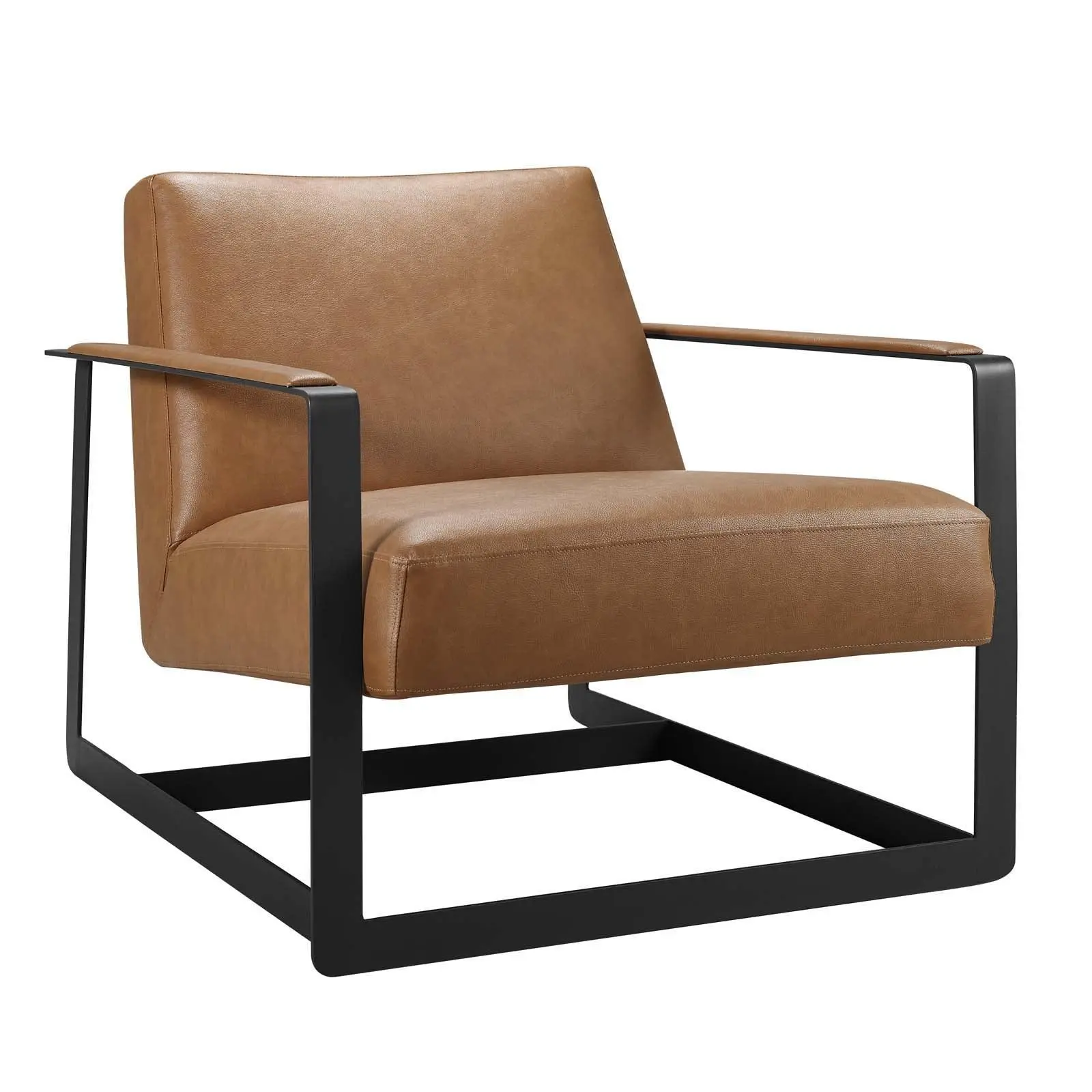 Modway Seg Vegan Leather Accent Chair