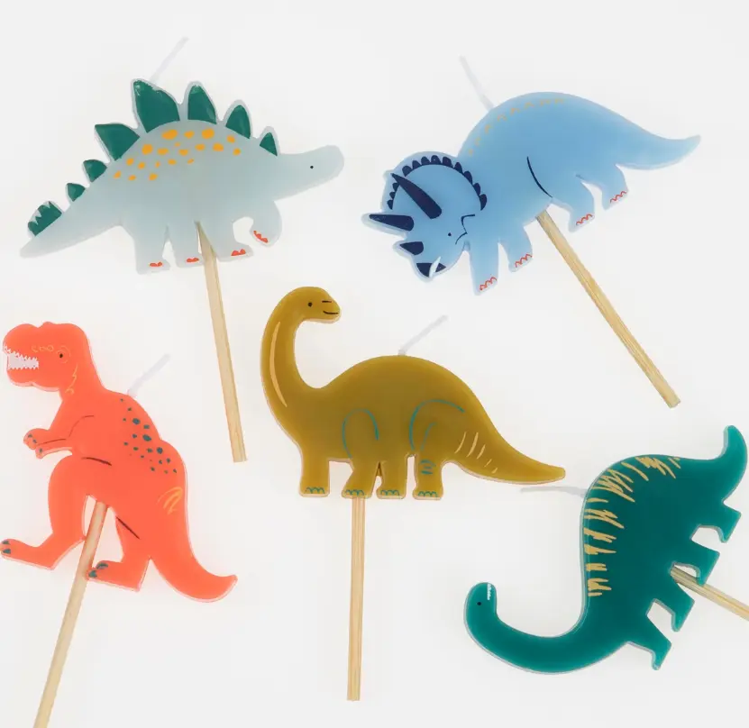 “We are the Dinosaurs” 🦖 Dinosaur Candles (x5)