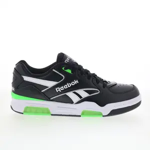 Reebok BB 4500 DMX Mens Black Leather Lace Up Lifestyle Sneakers Shoes
