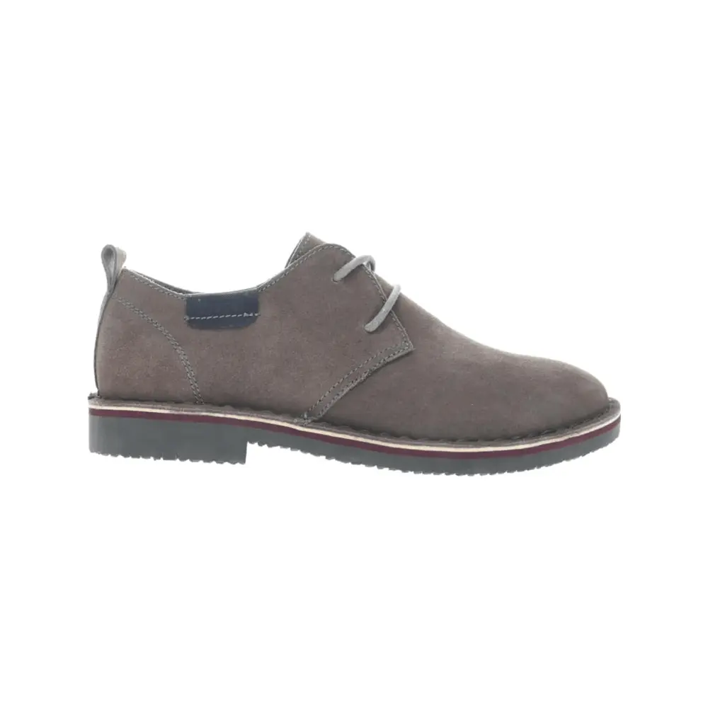 Propet Men’s Finn Oxford Suede Casual Shoes – Stone XX Wide