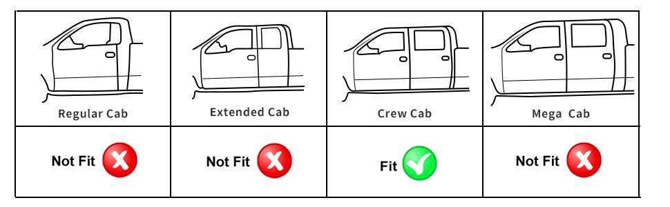 YITAMOTOR Floor Mats for 2013-2018 Dodge Ram 1500/2500/3500, 2019-2024 Ram 1500 Classic (NOT for New Body) with 1st Bench Seats, Custom Fit, 1st Bench Seats