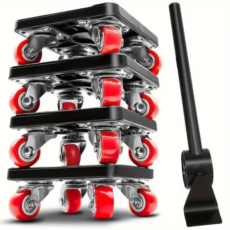 Heavy-duty Furniture Mover Set, 880lb Capacity Furniture Mover Tool, Sleek Design Labor-saving Sliders for Easy Sofa, Refrigerator & Couch Movement on Hard Floors, Room Accessories, Men Gifts, Tools And Gadgets