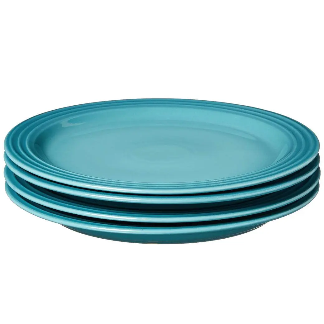 Le Creuset Set of (4) 10.5″ Dinner Plates