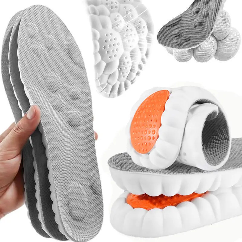 Premium Arch Support Orthotic Sports Footwear Insoles - Soft, Breathable Thick Sole Pad with Shock Absorption, Advanced Memory Foam Cushioning for Plantar Fasciitis Relief, Long-Hour Standing Work