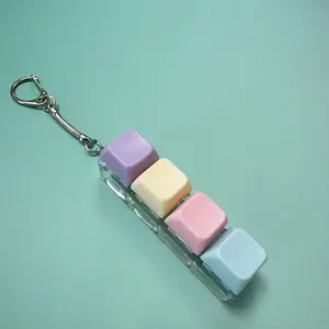 Finger Clicker fidgets toys, LED Keyboard Keychain, Edc Stress Relief Tool, Fun Pendant for Boys and Girls, Christmas and New Year Gift, Kids Toy