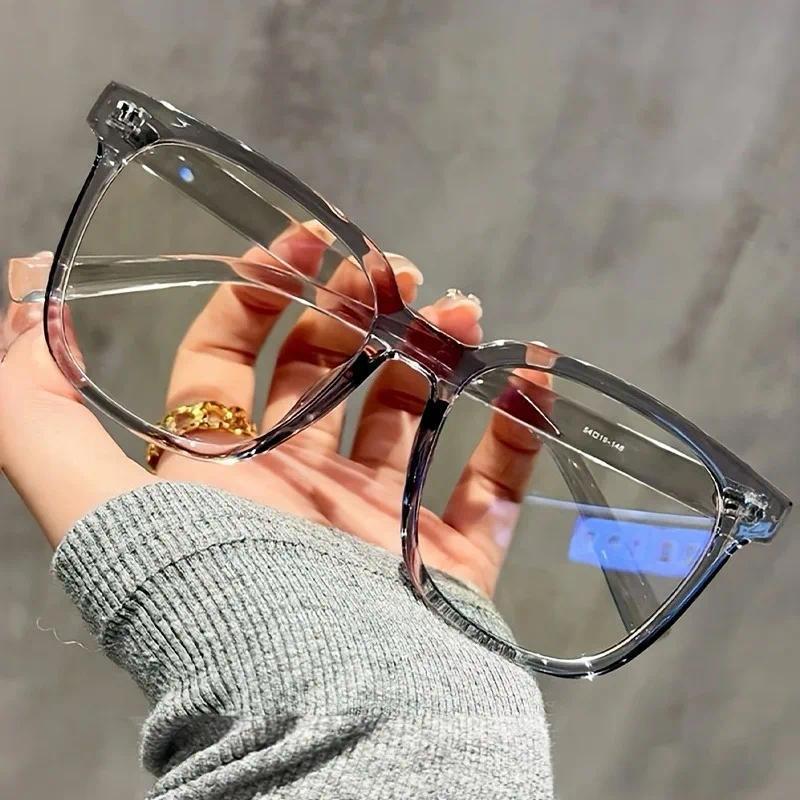 3PCS Square Frame Blue Light Blocking Glasses Unisex Optical Eyewear Trendy for Campus, Study & Everyday Wear Comfortable & Stylish