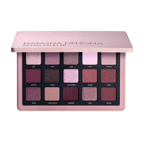 Vintage Eyeshadow Palette for Makeup, Retro Style Matte Powder