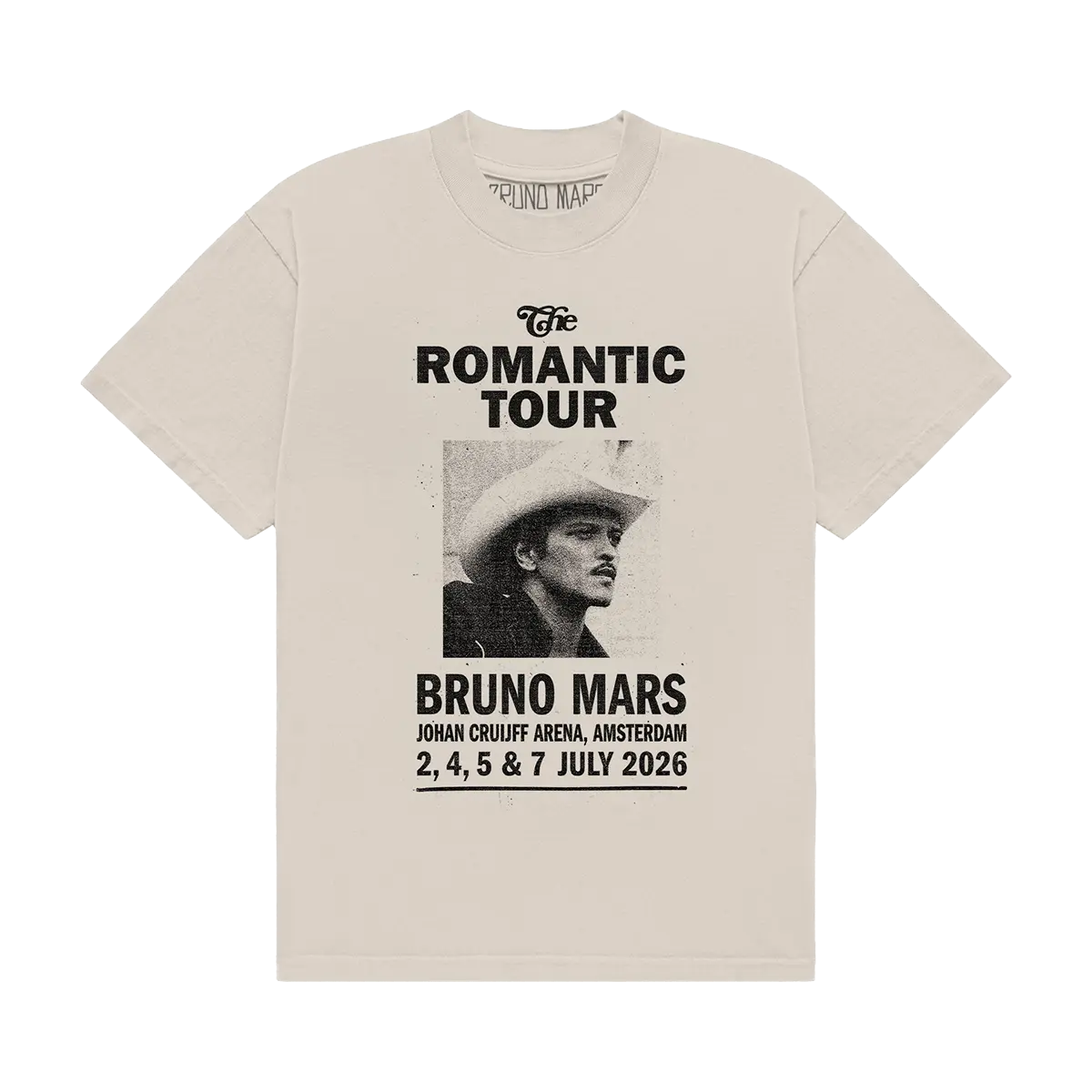 Amsterdam The Romantic Limited Edition Tour Tee - Ivory