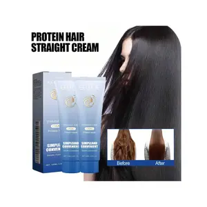 1PCS/2PCS Protein Straightening Cream Cares And Moisturizes Hair,Repairs Dryness, Frizz, Moisturizes And Softens Hair