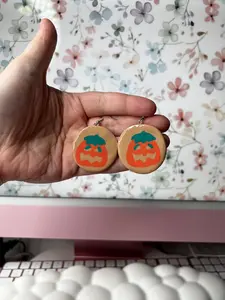 Pillsbury Jack-o-lantern Cookie Earrings