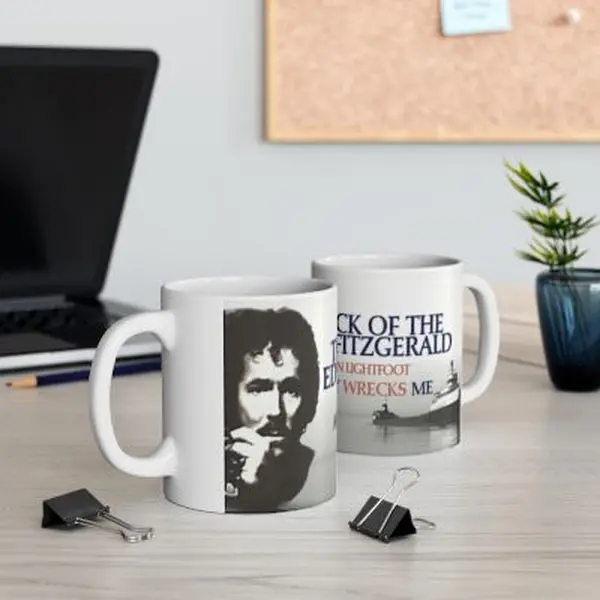 Never Forgot The SS Edmund Fitzgerald Mugs, The SS Edmund Fitzgerald Coffee Cup