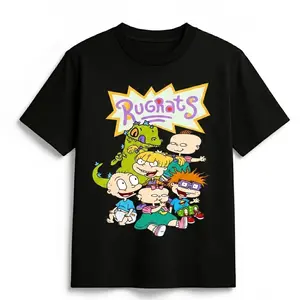 Rugrats Cartoon Characters Tee | Retro 90s Cartoon Graphic T-Shirt | Nostalgia Streetwear Shirt | Unisex Cotton Tee | Rugrats Fan Gift