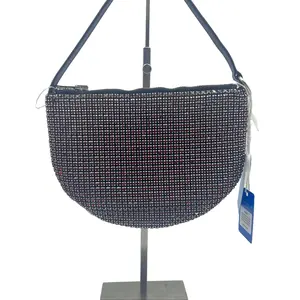 Pre-owned alexander wang h9 Red All Crystal Top Handle Shoulder Bag 50161