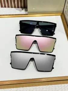 Women's Plastic Flat Top Full Frame Glasses, Cyberpunk Fashion Casual Decorative Eyewear, Geometric Frames, Transparent Lenses, Street Style