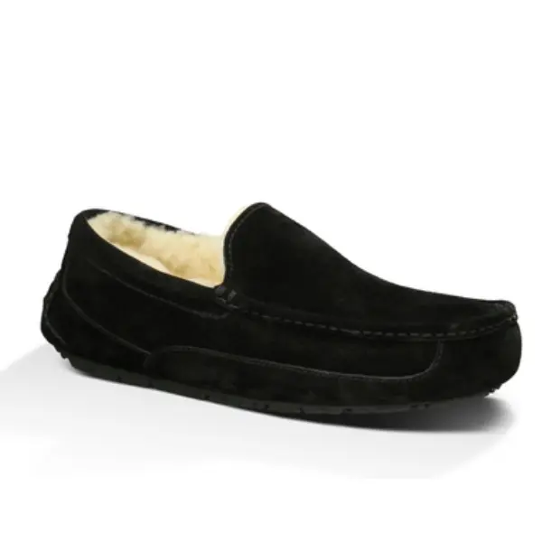 UGG Men's Ascot Slipper Black UGG Men's Ascot Slipper Black