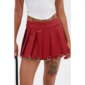 TOO MANY NIGHTS LIKE THIS MINI SKIRT IN BURGUNDY