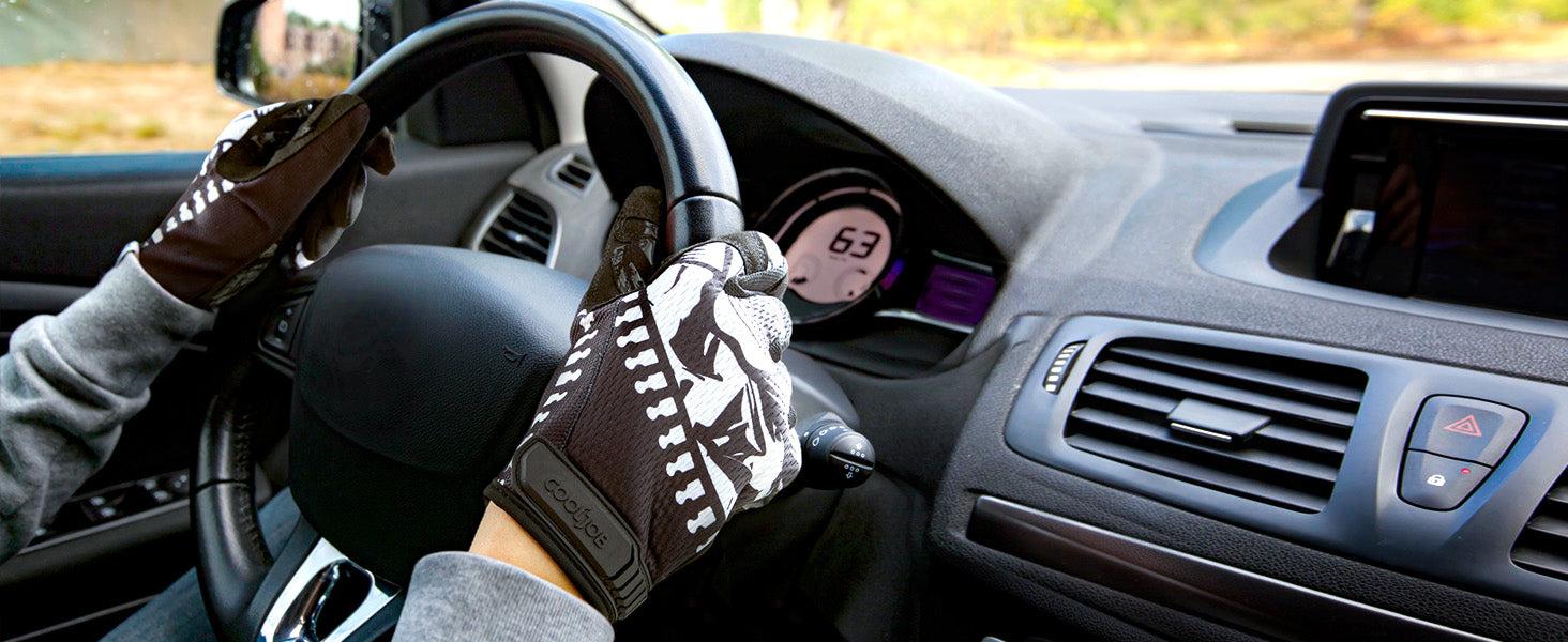 COOLJOB Mechanic Safety Work Gloves, Enhanced Anti-Slip Grip Tactical Gloves, Touchscreen (Joker)