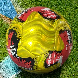 Size 5 Soccer Ball, Laser Waterproof PU Leather, Official Match Ball, Includes Pump and Needle, Football for Sports, Football Balls