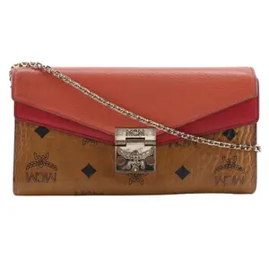 Pre-owned MCM Others Small Leather Goods Patricia Visetos Leather PVC Wallet