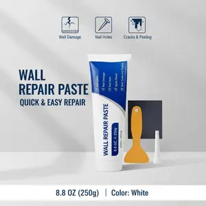 FIX IT IN 5 SECONDS! Instant Wall Repair Paste Covers Holes, Cracks & Dents Fast – No Tools, No Sanding, No Paint Needed, Quick-Dry Waterproof Formula, Perfect for Last-Minute Fix Before Inspection or Guests Arrive White Spackle Kit Wall mending agent
