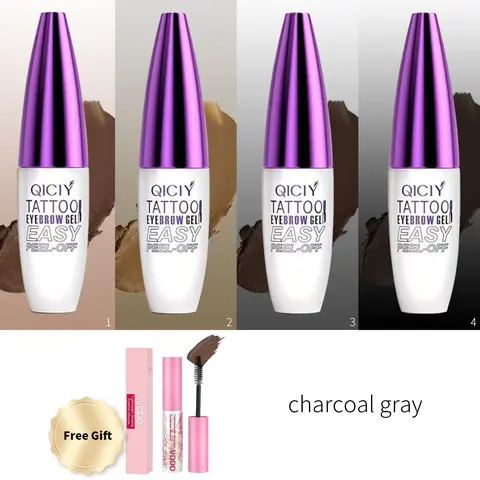 Long-Lasting Brow Tint Eyebrow Gel (Buy 4 Get 1 Free) - Waterproof, Sweat-Resistant, Moisture-Resistant, Gentle, Non-Irritating Makeup for Adults, Precise Shaping & Hair Styling, Suitable for All Skin Types
